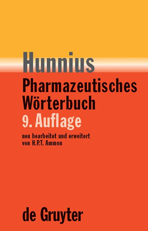 Hunnius Pharmazeutisches Wörterbuch