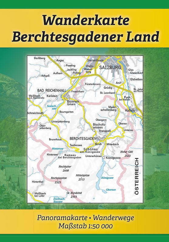 Wanderkarte "Berchtesgadener Land"