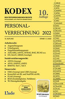 KODEX Personalverrechnung 2022