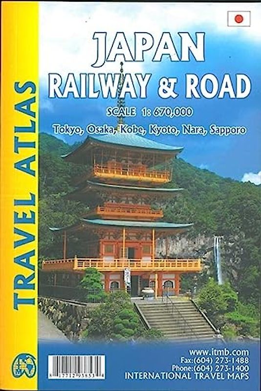 ITM Travel Atlas Japan: Autoatlas Japan