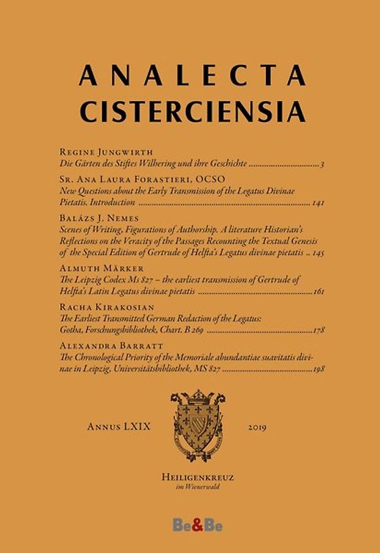 Analecta Cisterciensia 69 (2019)