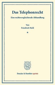 Das Telephonrecht.
