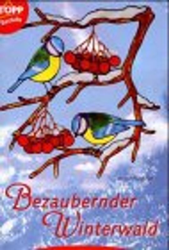 Bezaubernder Winterwald. Naturgetreue Motive aus Windowcolor