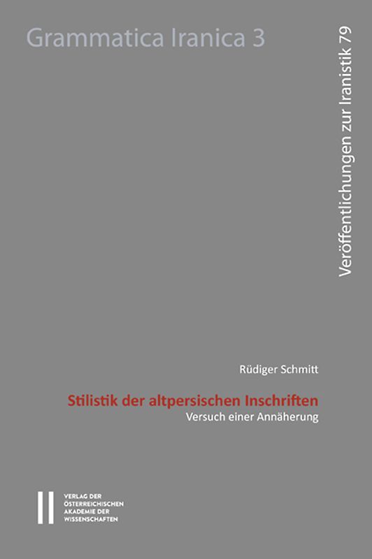 Stilistik der altpersischen Inschriften