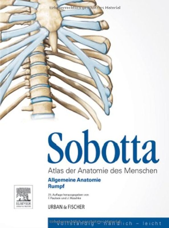 Sobotta, Atlas der Anatomie des Menschen Heft 1