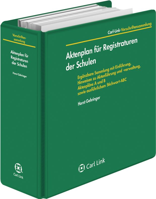 Aktenplan für Registraturen der Schulen