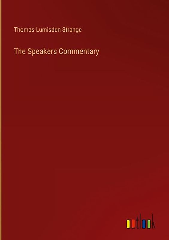 The Speakers Commentary