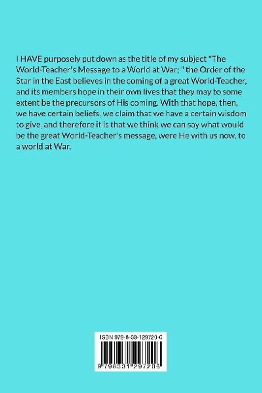 The Message of the Future