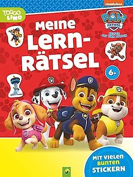 Paw Patrol Meine Lernrätsel: Mit vielen bunten Stickern | Ab 6 Jahren
