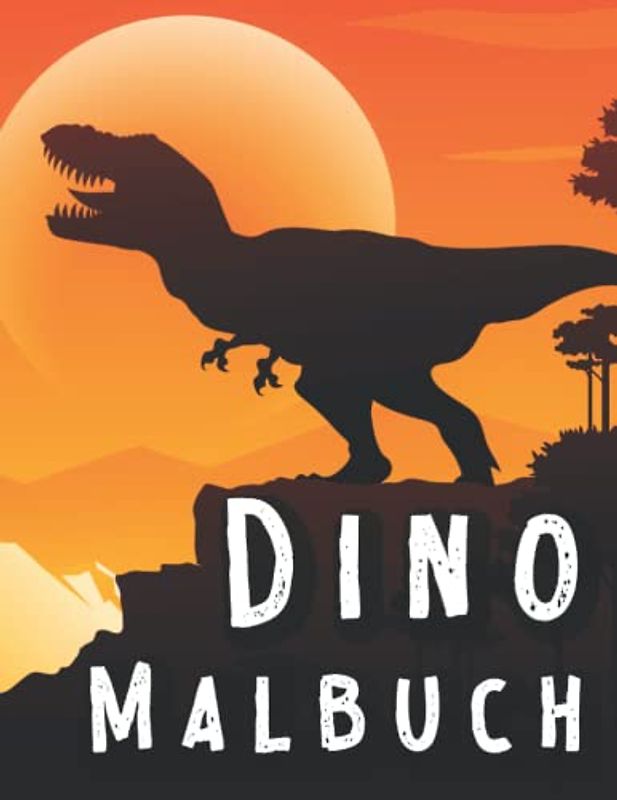 Dinosaurier Malbuch für Kinder - Von 4 bis 10 Jahren I Leicht bis Schwer I Dino Motive zum ausmalen I Buch Geschenkidee Kindertag
