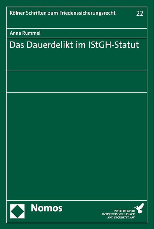 Das Dauerdelikt im IStGH-Statut