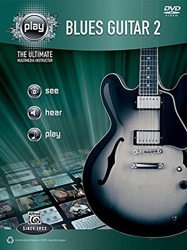 Alfred's Play Blues Guitar 2: The Ultimate Multimedia Instructor, Book & DVD (Play (Alfred))