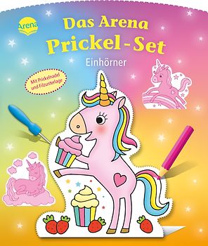 Das Arena Prickel-Set. Einhörner