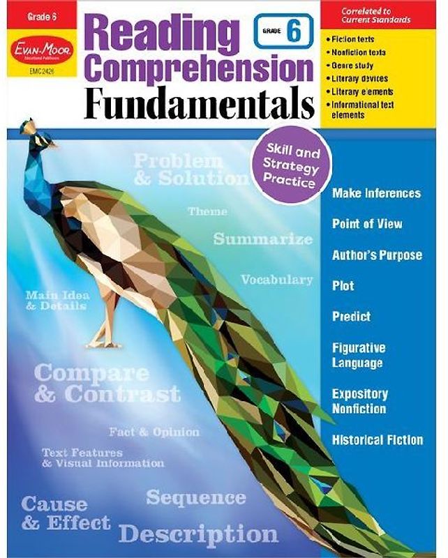 Reading Comprehension Fundamentals, Grade 6