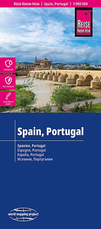 Reise Know-How Landkarte Spanien, Portugal | Spain, Portugal (1:900.000)