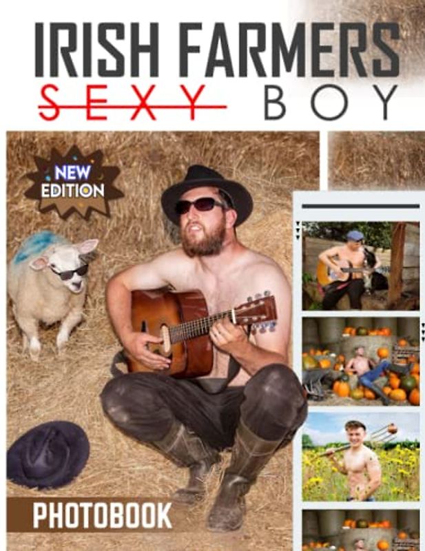 Irish Farm Sexy Boy Photobook: Picture Book Of Irish Farmers With 30+ Photos Pictures, 2023 Photobook For Birthday Gifts For Men Women Mom Dad Boy Girl