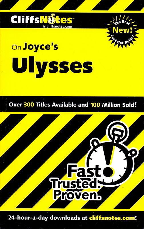 CliffsNotes: on Joyce's Ulysses - Over 300 Titels Available and 100 Million Sold! - Edward A Kopper [Paperback]