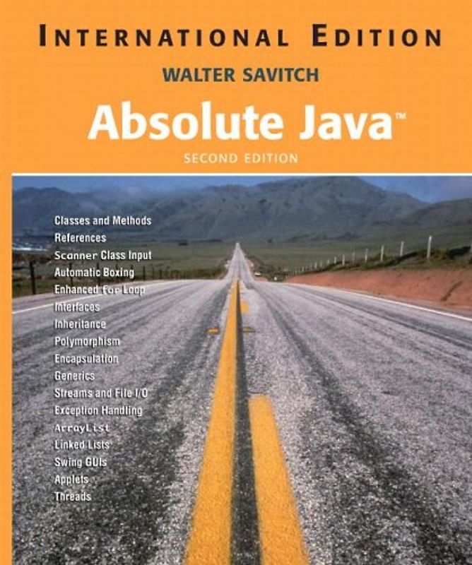 Absolute Java - Walter J. Savitch [International Second Edition]