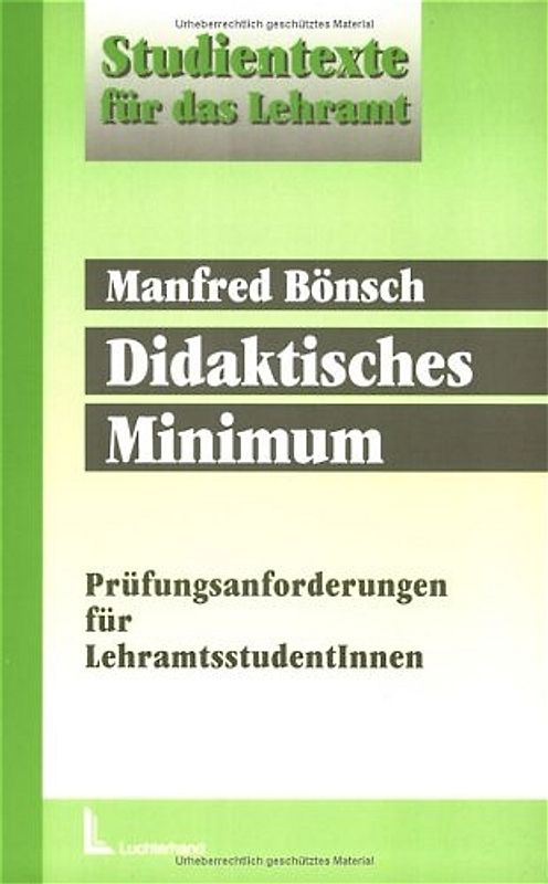 Didaktisches Minimum