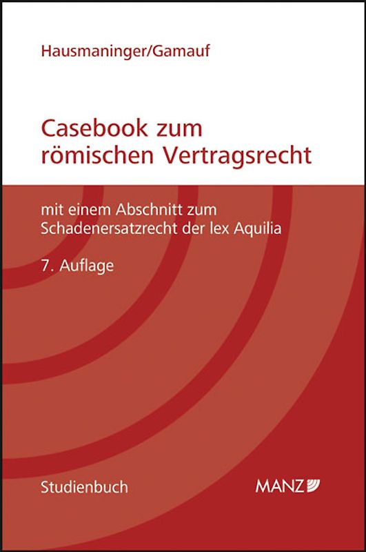 Casebook zum römischen Vertragsrecht
