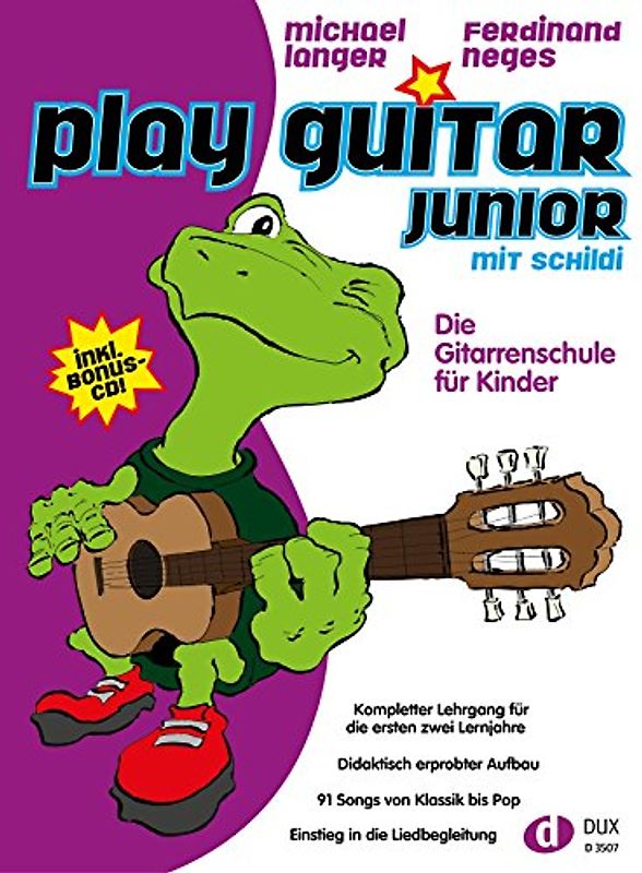 Play Guitar Junior mit Schildi