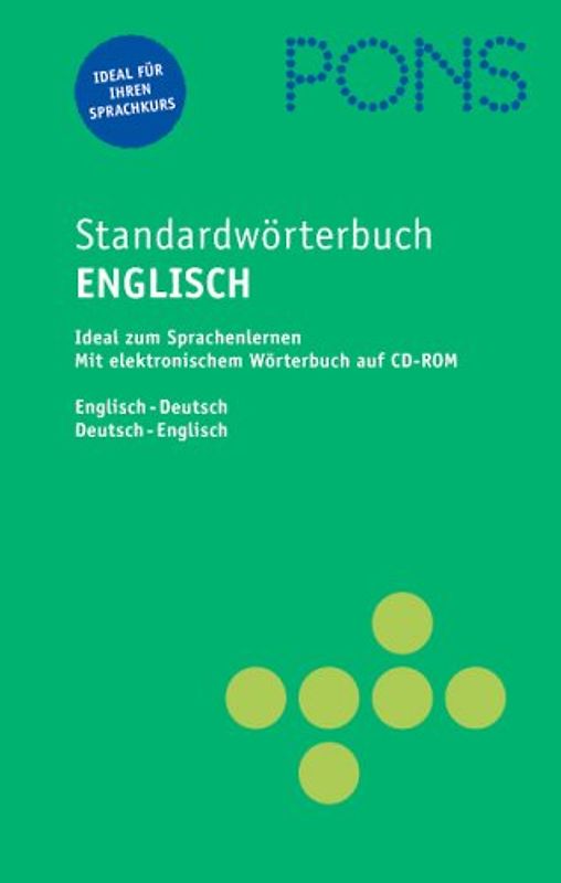 PONS Standardwörterbuch Englisch. Englisch-Deutsch /Deutsch-Englisch