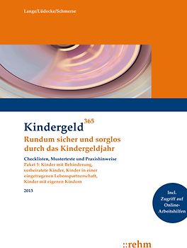 Verheiratete Kinder, Kinder mit eigenen Kindern, behinderte Kinder 2013