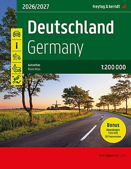 freytag & berndt Autoatlas Deutschland 2026/2027 1:200.000