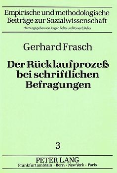Der Rücklaufprozess bei schriftlichen Befragungen