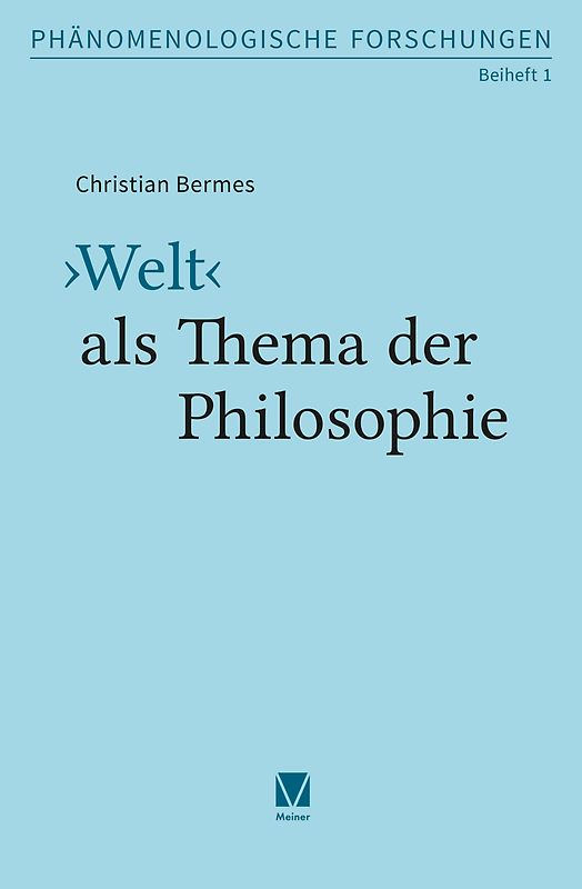 ›Welt‹ als Thema der Philosophie