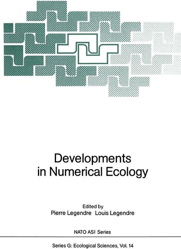 Developments in Numerical Ecology