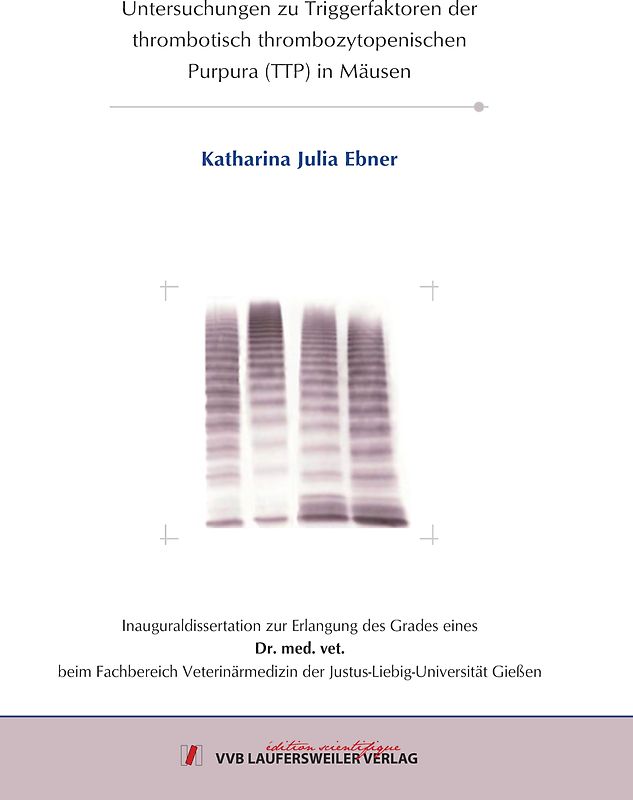 Untersuchungen zu Triggerfaktoren der thrombotisch thrombozytopenischen Purpura (TTP) in Mäusen