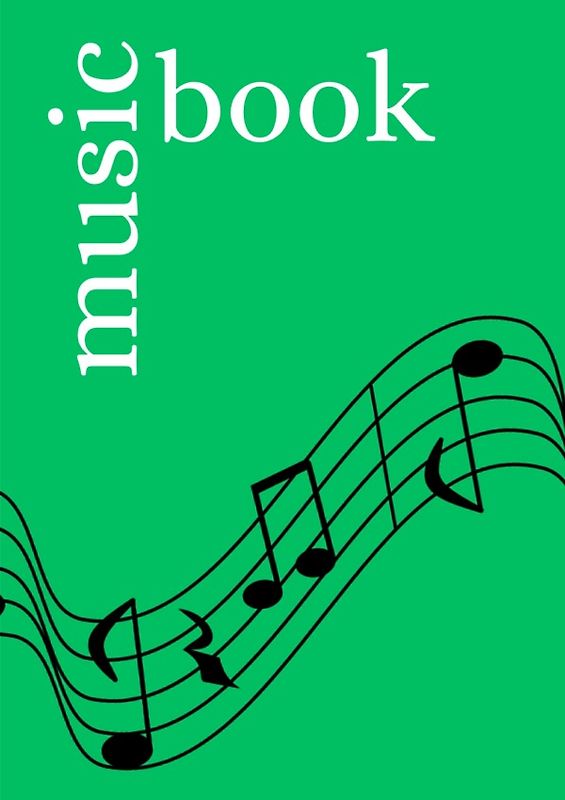 Music Book: DIN A4 Staff Book | 200 Pages with 12 Staves / Systems per Sheet | Paper 90g/m²