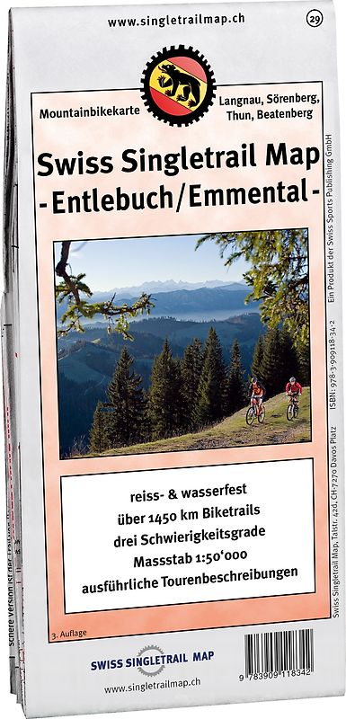 Singletrail Map 029 Emmental/Entlebuch