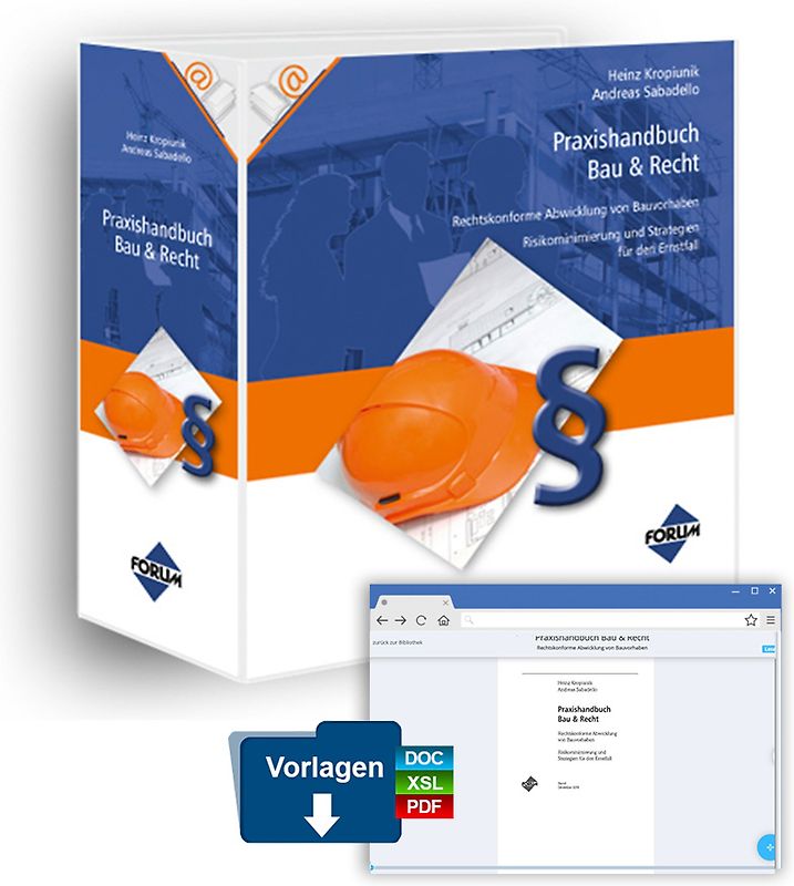 Print + Digital Ausgabe Praxishandbuch Bauen mit Recht (Print-Ausgabe + E-Book)