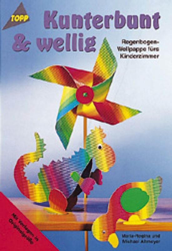 Kunterbunt und wellig. Regenbogen-Wellpappe fürs Kinderzimmer