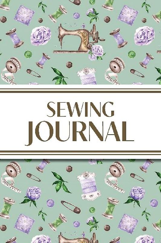 Sewing Journal (Purple Roses)