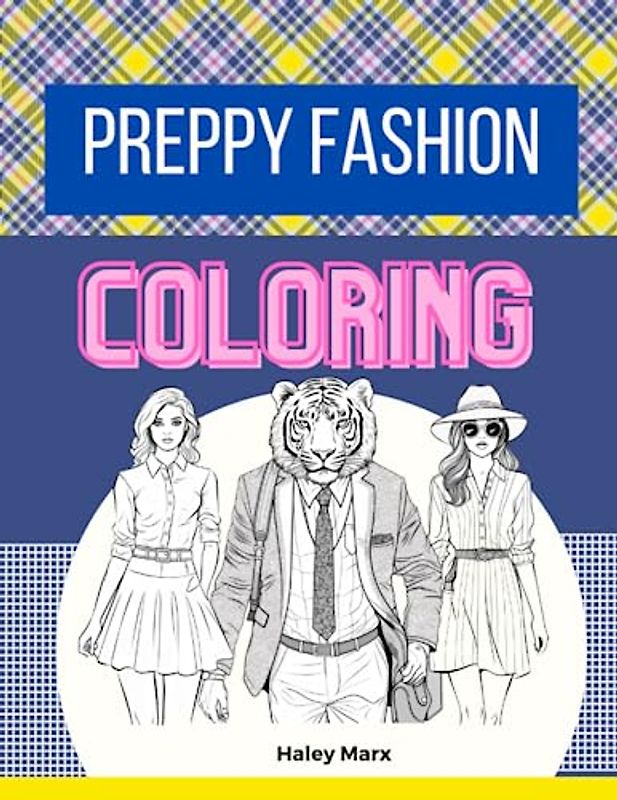 Preppy Fashion Coloring