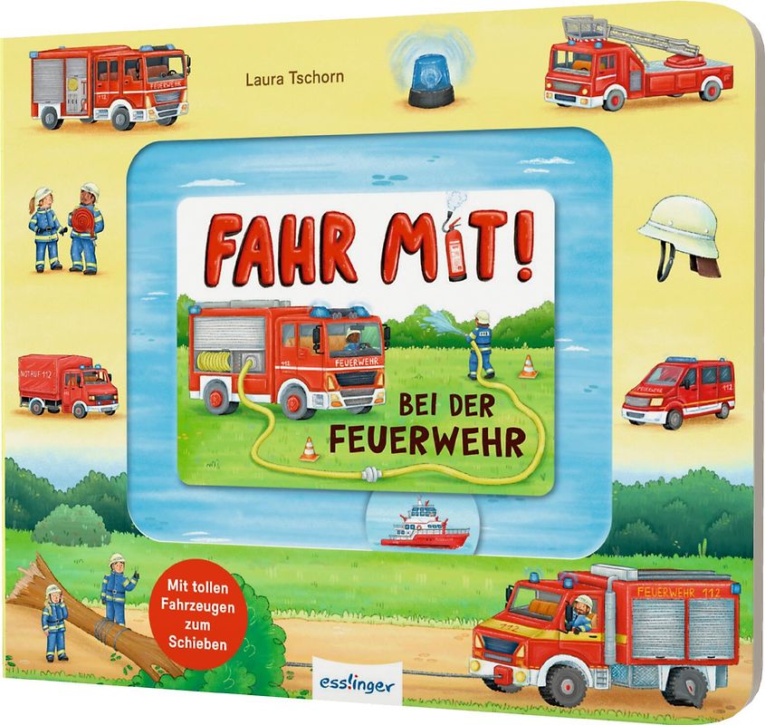 Meine Schiebebahn-Pappe: Fahr mit bei der Feuerwehr