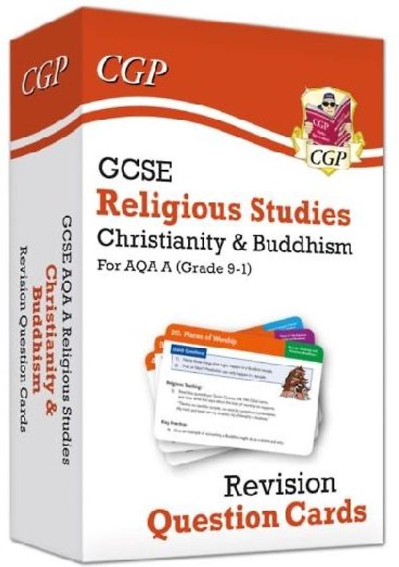 GCSE AQA A Religious Studies: Christianity & Buddhism Revision Question Cards