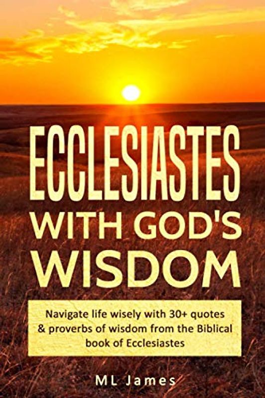 Ecclesiastes with God's Wisdom: Navigate life wisely with 30+ quotes & proverbs of wisdom from the Biblical book of Ecclesiastes (Divine Wisdom, Band 3)
