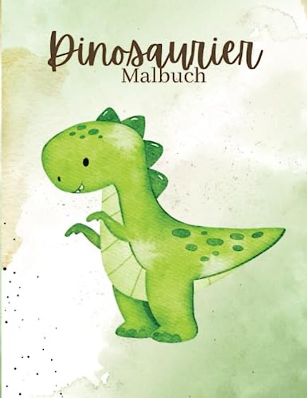 Dinosaurier Ausmalbuch für Kinder: 24 lustige Seiten mit einfachen Zeichnungen von Dinos für Kinder zum Ausmalen.: Perfektes Geschenk zum Geburtstag, Taufe oder einfach zwischendurch