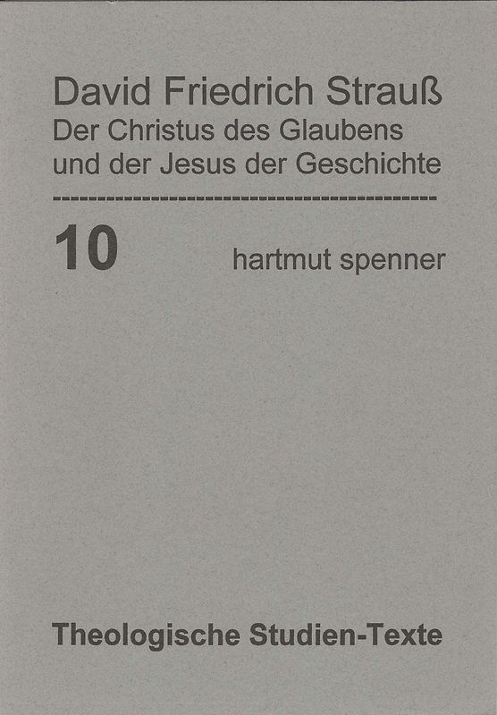 Der Christus des Glaubens und der Jesus der Geschichte. Eine Kritik des Schleiermacher'schen Leben Jesu.