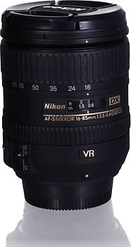 Nikon AF-S DX NIKKOR 16-85 mm F3.5-5.6 ED G VR 67 mm Objectif (adapté à Nikon F) noir