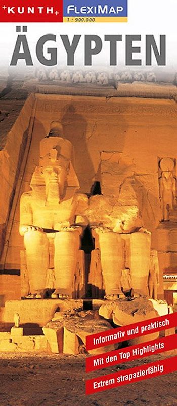 KUNTH FlexiMap Ägypten 1:930000