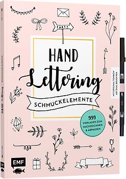 Handlettering-Schmuckelemente – 999 Vorlagen zum Nachzeichnen und Abpausen