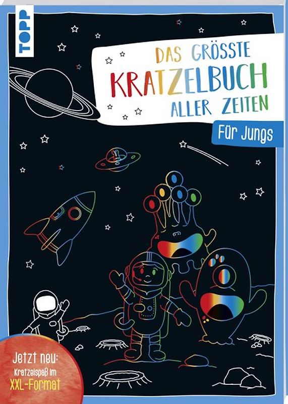 Das größte Kratzelbuch aller Zeiten für Jungs