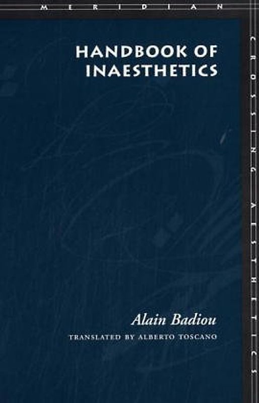 Handbook of Inaesthetics (Meridian: Crossing Aesthetics)