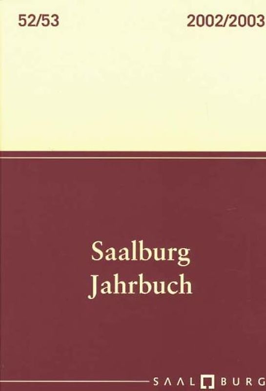 Saalburg Jahrbuch