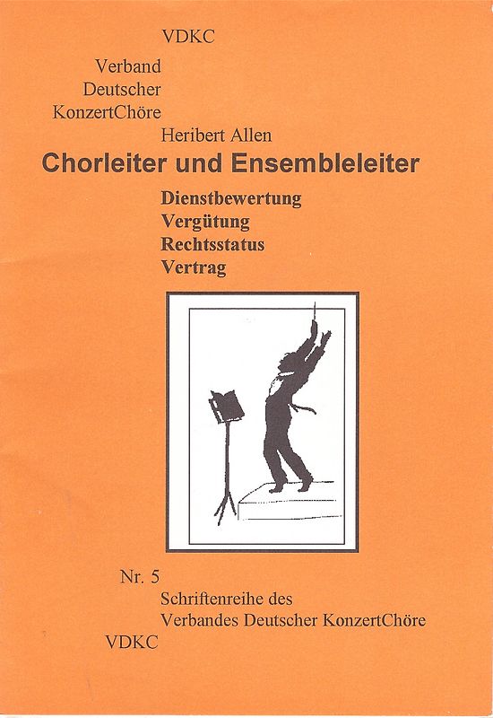Chorleiter und Ensembleleiter